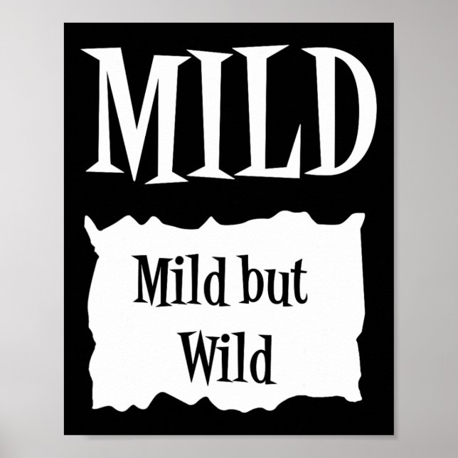 Mild - Hot Packet Halloween Taco Kostüm Poster (Vorne)