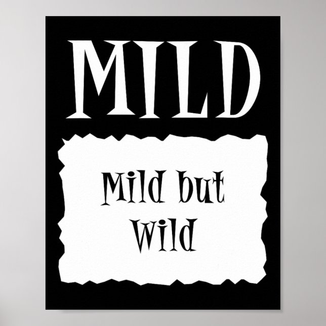 MILD - Hot Packet Halloween Taco-Kostüm Poster (Vorne)