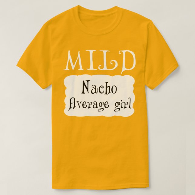 MILD - Hot Packet Halloween Taco-Kostüm T-Shirt (Design vorne)