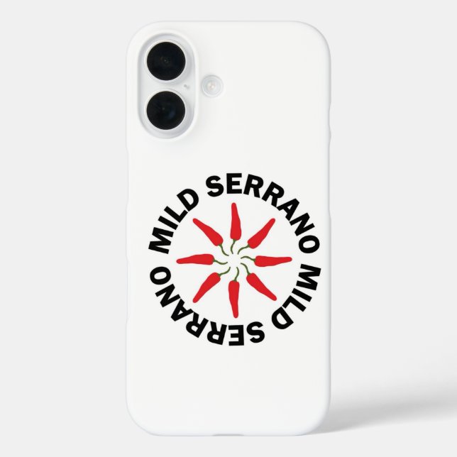 Mild Serrano iPhone Case (Rückseite)