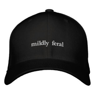 Mild verwilderter lustiger Spruch Bestickte Baseballkappe