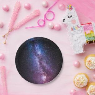 Milde, helle Farben Pappteller