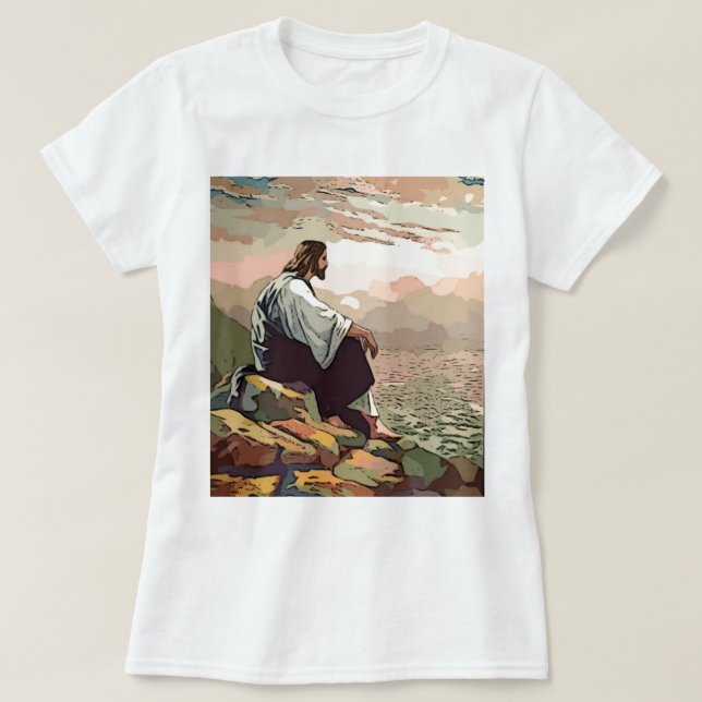 Mildes - und - mildes Jesuss T-Shirt (Design vorne)