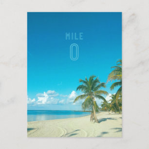MILE ZERO Postkarte