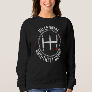Milennial Anti-Diebstahl Gerät manuelle Übertragun Sweatshirt