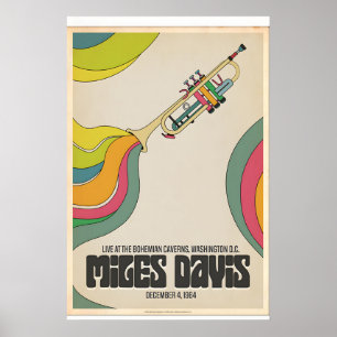 Miles Davis Live in Washington DC, Originaldruck Poster