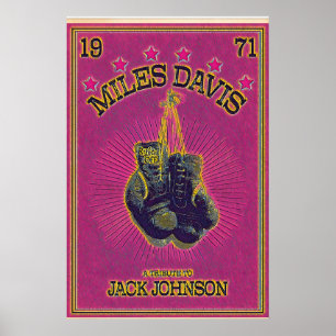Miles Davis Tribute an Jack Johnson, Version 2 Poster