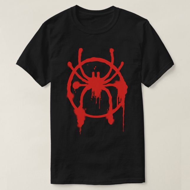Miles Morales Spider Logo Classic T - Shirt (Design vorne)