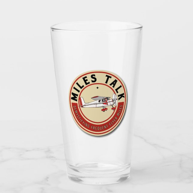 MilesTalk Pint Glass Glas (Vorderseite)