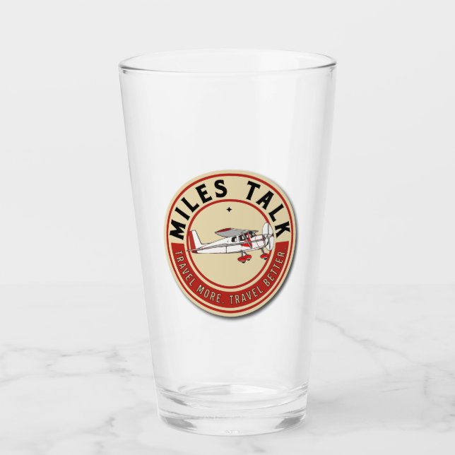 MilesTalk Pint Glass Glas (Vorderseite)