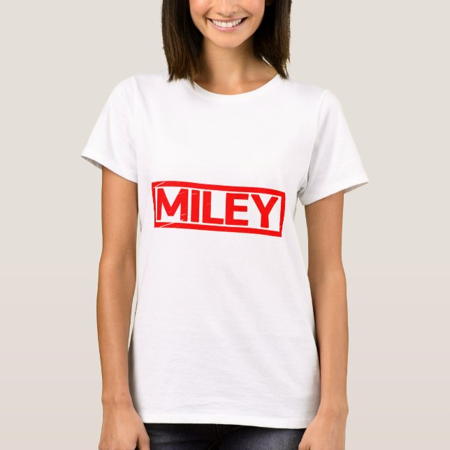 Miley Briefmarke T-Shirt (Vorderseite)