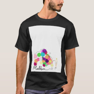 Miley Cyrus . Malibu Graphic T - Shirt
