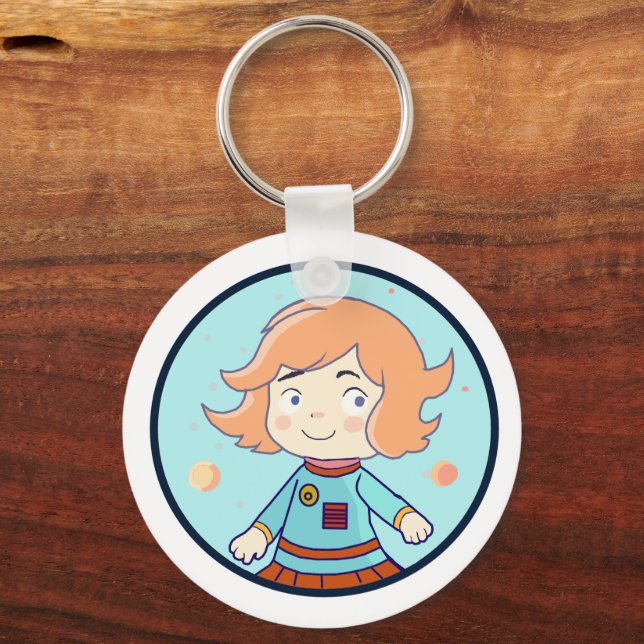 Miley in Space Schlüsselanhänger (Vorderseite)