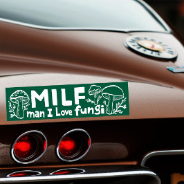 MILF FUNGI Funny Niedliche Pilze für die Natur Autoaufkleber