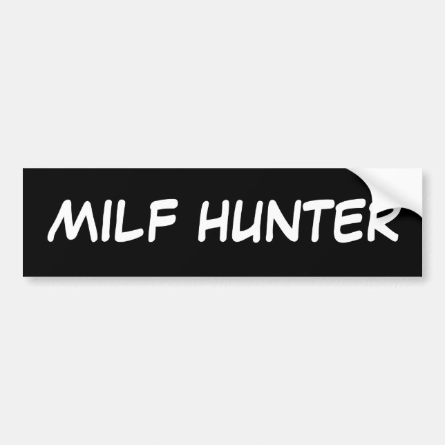 MILF JÄGER AUTOAUFKLEBER (Vorne)