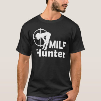 MILF Jäger (weißer Text) T-Shirt