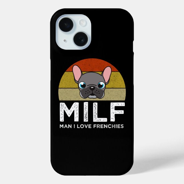 MILF - Man I Love Frenchies Case-Mate iPhone Hülle (Rückseite)