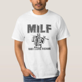 Milf man in der Liebe angeln T-Shirt