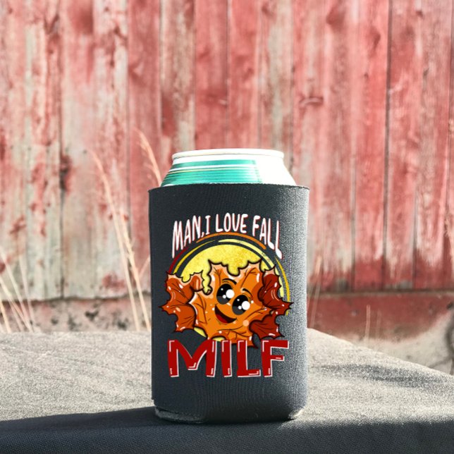 Milf, Mann I Liebe Fall, Herbst Niedlich Kawaii Le Selters Dosenkühler (Von Creator hochgeladen)