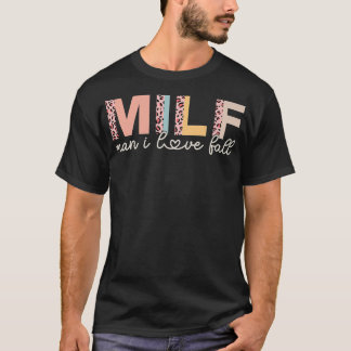 MILF Mann I Liebe Fallen Lover Funny Sprichwort Er T-Shirt