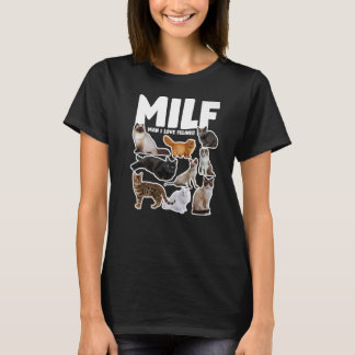 MILF Mann I Liebe Felines Katzen Frauen Männer Pre T-Shirt