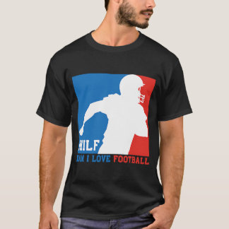 MILF Mann I Liebe Football American T-Shirt