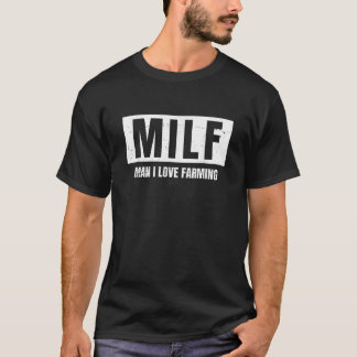 MILF Mann I Liebe Vintage Landwirtschaft T-Shirt