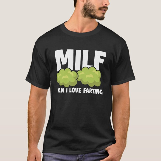 MILF Mann I Liebe witzig T-Shirt (Vorderseite)