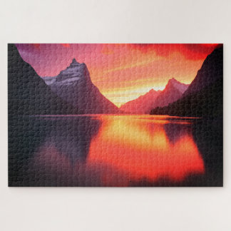 Milford Peak Sunset Puzzle