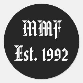 Miliano-Sticker Runder Aufkleber