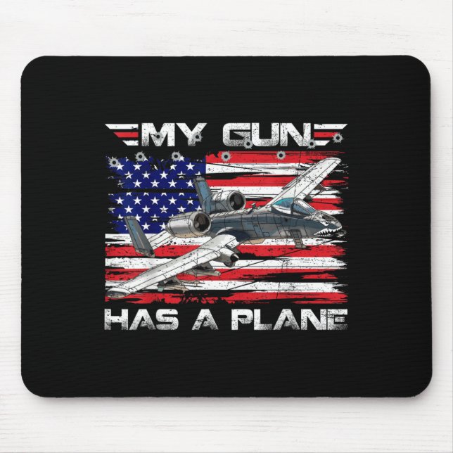 Militär-Angriffsjet Close Air Support Flugzeug Hat Mousepad (Vorne)
