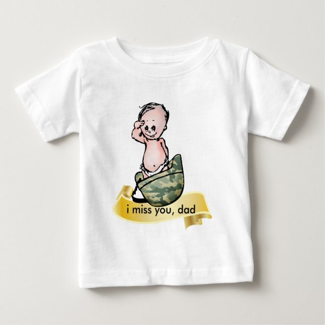 Militär Baby T-shirt (Vorderseite)
