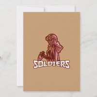 Militär-Gaming-Emblem | Heroischer Krieger-Logo