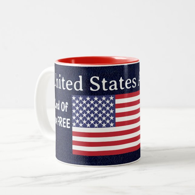 Militär-Geschenke Sammlung - Zweifarbige Tasse (Vorderseite Links)