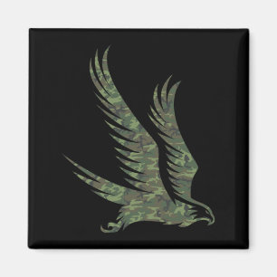 Militär-Goshawk-Tarnmuster-Raptor-Veteran Magnet