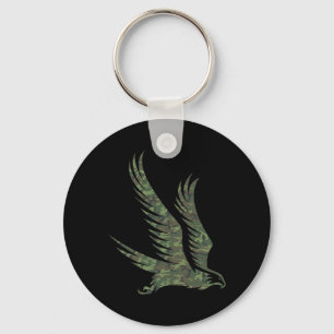 Militär-Goshawk-Tarnmuster-Raptor-Veteran Schlüsselanhänger