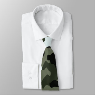 Militär Grüne Camouflage Neck Tie Krawatte