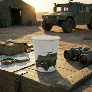 Militär-Humvee-Geländefahrzeug für taktische Einsä Pappbecher