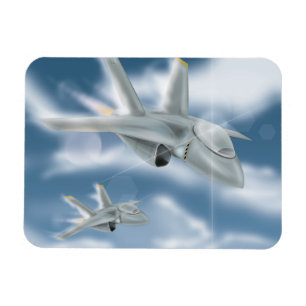 Militär-Jet-Flugzeug Magnet
