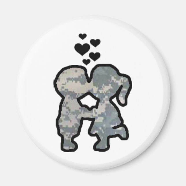 Militär Kisses Magnet (Vorne)