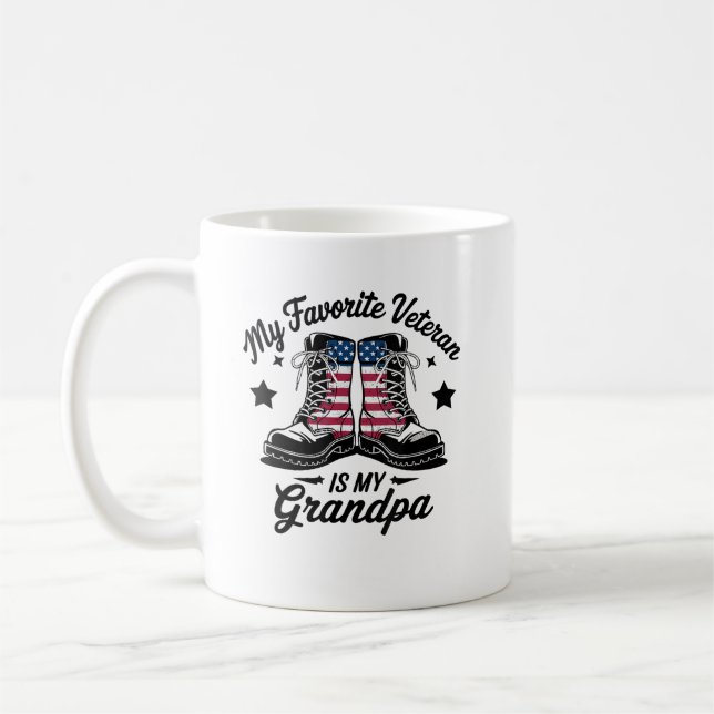 Militär mein Lieblingsveteran ist mein Opa Kaffeetasse (Links)