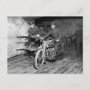 Militär Motorrad EMT, 1910er Jahre Postkarte