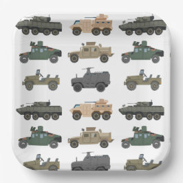Militär-Papierteller Pappteller