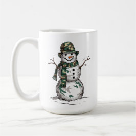 Militär Schneemann Kaffeetasse