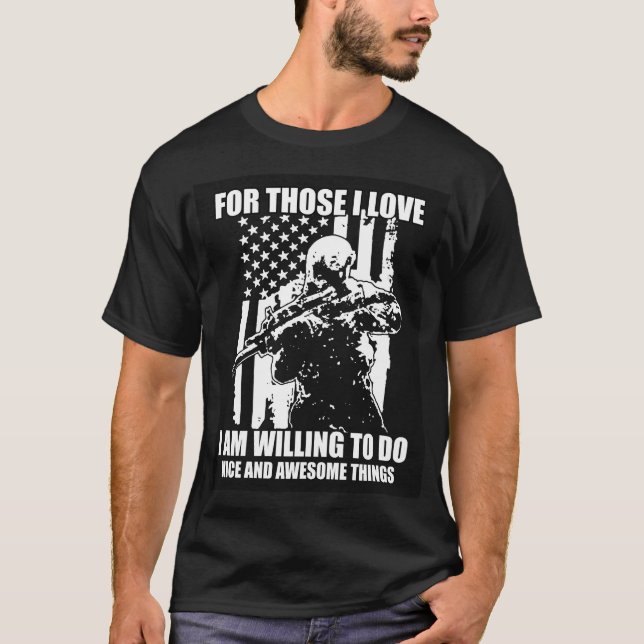 Militär T-Shirt (Vorderseite)