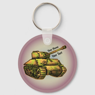 Militär-Tank-Anhänger Schlüsselanhänger