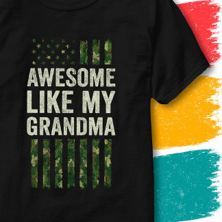 Militär-Tarnmuster USA-Flagge Awesome wie meine Om T-Shirt