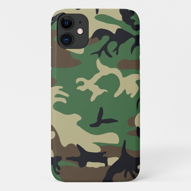 Militär tarnt kaum There™ iPod Touch-Fall Case-Mate iPhone Hülle (Rückseite)