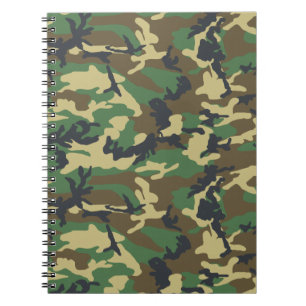 Militär tarnt Notizbuch Notizblock