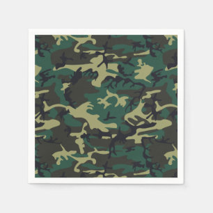 Militär tarnt serviette